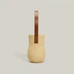 Sac en paille et cuir marron Cadenzo - Vue 1 - Sac Paille