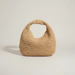 Sac hobo tressé en paille Veldor - Vue 1 - Sac Paille