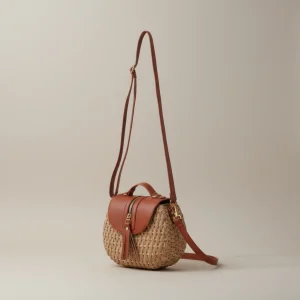 Sac paille besace bandoulière ajustable - Vue 1 - Sac Paille