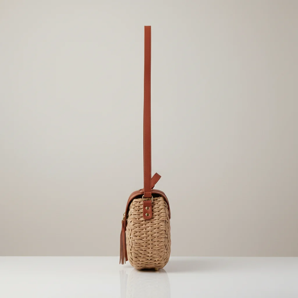 Sac paille besace bandoulière ajustable - Vue 2 - Sac Paille