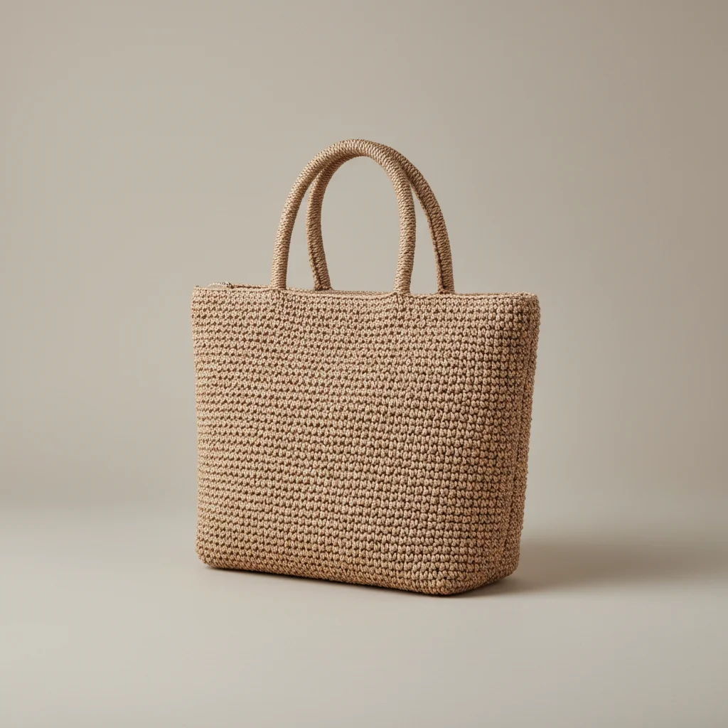 Sac paille cabas zippé bohème - Vue 8 - Sac Paille