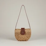 Sac paille demi-lune Darel - Vue 1 - Sac Paille