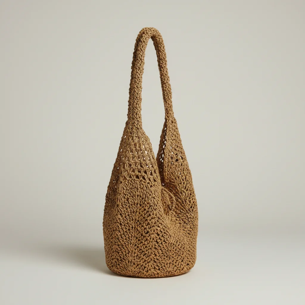 Sac paille fourre-tout estival - Vue 2 - Sac Paille