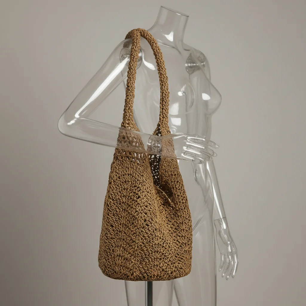 Sac paille fourre-tout estival - Vue 5 - Sac Paille