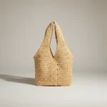 Sac paille grand format tressé - Vue 1 - Sac Paille