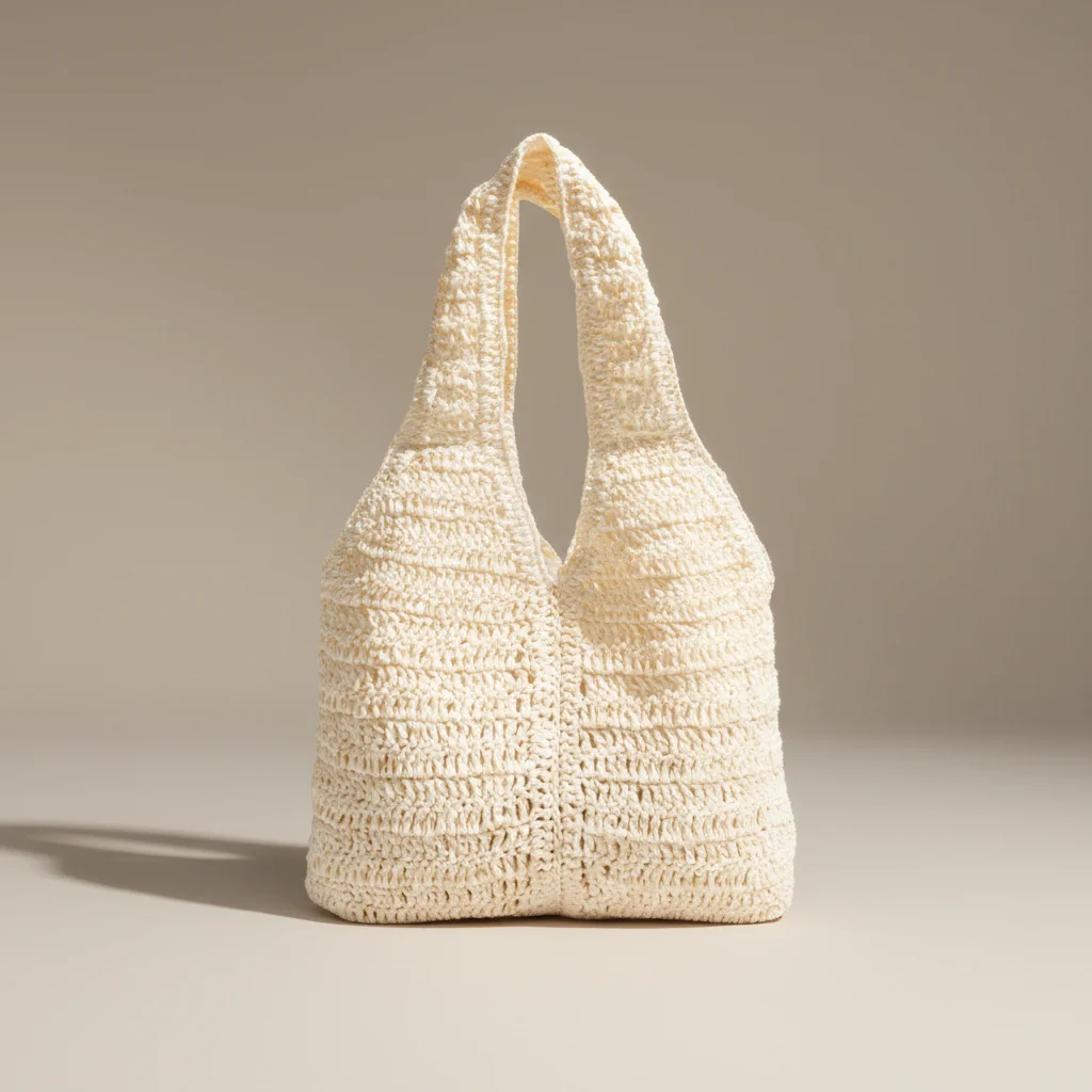 Sac paille grand format tressé - Vue 7 - Sac Paille