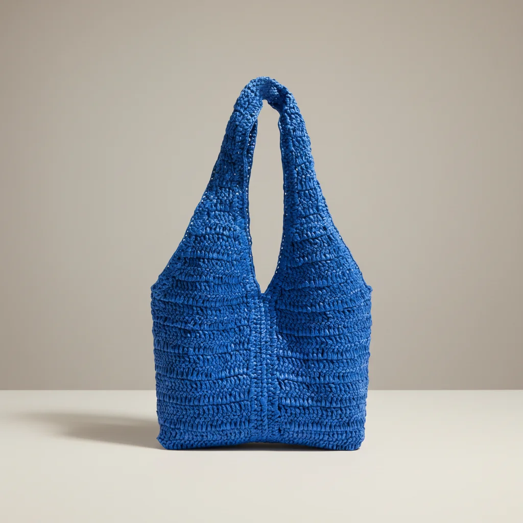 Sac paille grand format tressé - Vue 9 - Sac Paille
