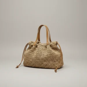 Sac souple en paille Ventys - Vue 1 - Sac Paille